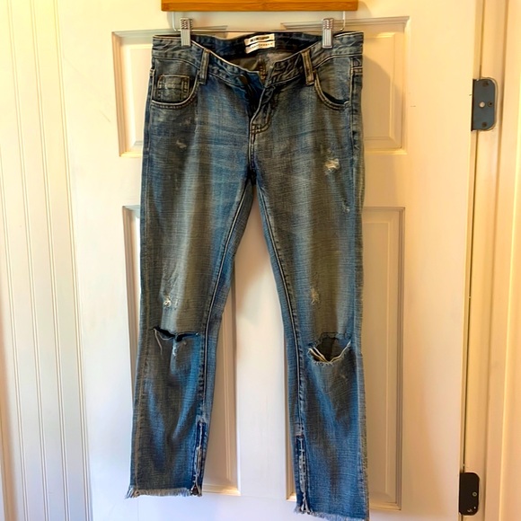 One Teaspoon Cropped jeans size 27 - Picture 1 of 5